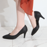 [GIRLS GOOB] Women's Pump Heels 7cm Nubuck Leather Heel Cushion Pad - Made in Korea